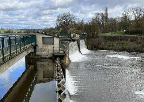 Des travaux sur le barrage du Lac de Haute-Mayenne