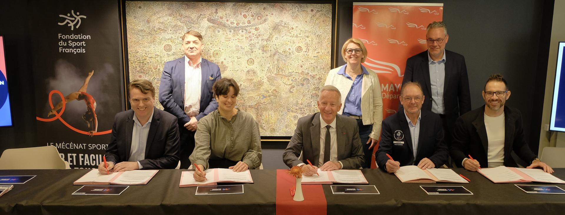 Officialisation de la création de la Fondation du Sport Mayenne