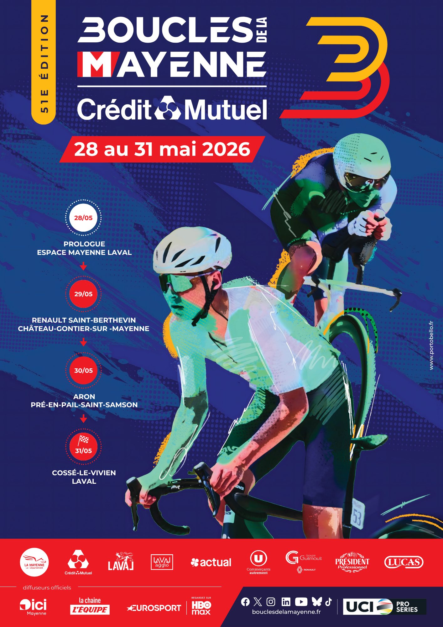 Affiche Boucles de la Mayenne 2026