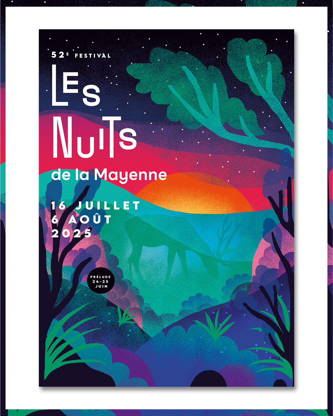 Affiche Nuits de la Mayenne